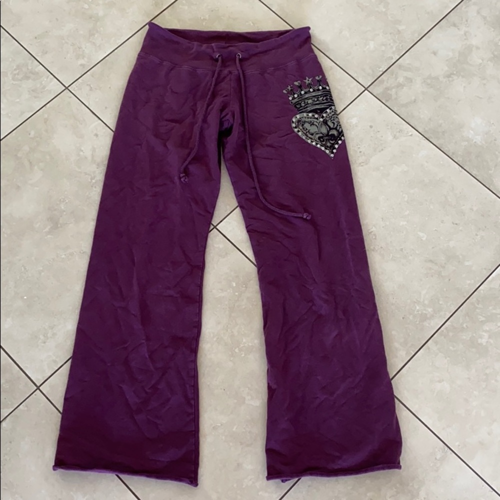 Yvette Mandell plum sweats